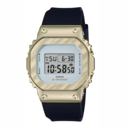 Casio G-Shock GM-S5600BC-1DR Metal Covered Bell Courbe Series Women Sport Watch
